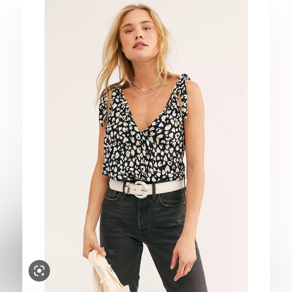 Free People Bare It All Bodysuit - Picture 1 of 9
